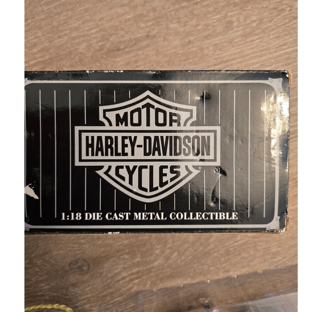 1999 Harley Davidson Fat Boy‎ FLSTF 118 Die Cast Metal Collectible Motorcycle - Picture 4 of 7